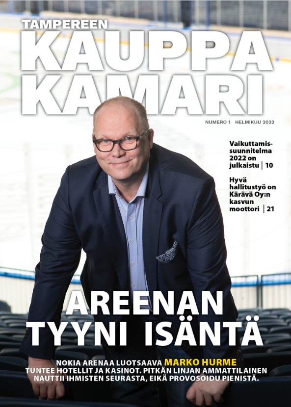 Tampereen kauppakamarilehti 1/2022 Marko Hurme