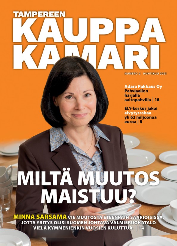 Tampereen kauppakamarilehti 2/2021 Minna Sarsama