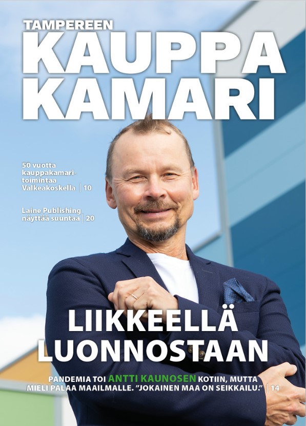 Tampereen kauppakamarilehti 5/2021 Antti Kaunonen