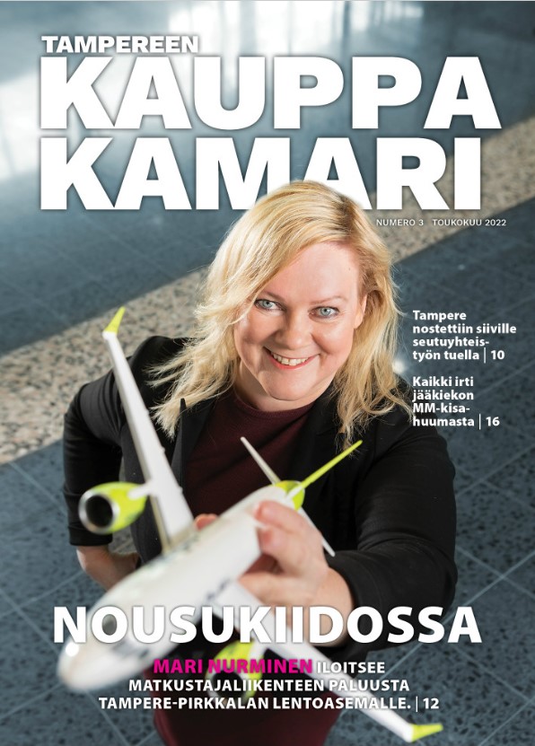 Tampereen kauppakamarilehti 3/2022 Mari Nurminen