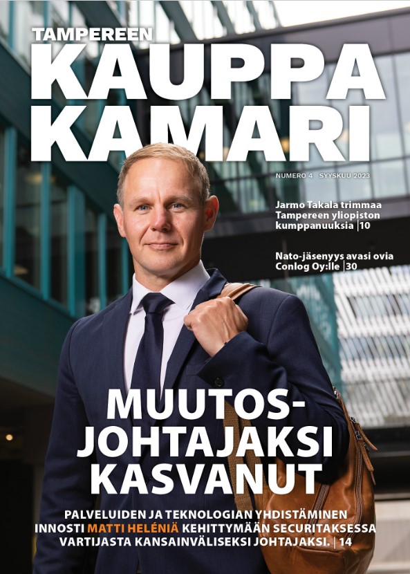 Tampereen kauppakamarilehti 4/2023 Matti Helén