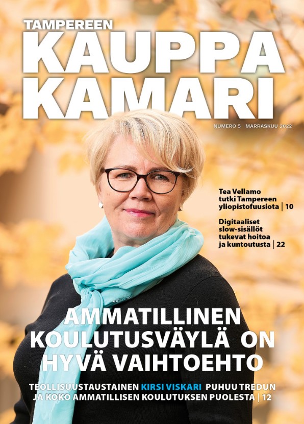 Tampereen kauppakamarilehti 5/2022 Kirsi Viskari