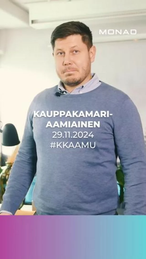 Perjantaina 29.11. #kkaamu ssa suunnataan katseet kohti vuotta 2025 ja kestävän liiketoiminnan kehittämistä datan ja tekoälyn voimin. Data ei ole enää vain informaatiota – se on keskeinen resurssi, jonka avulla yritykset voivat löytää uusia työllistymismahdollisuuksia ja kehittää tehokkaita ratkaisuja. @monadoy
